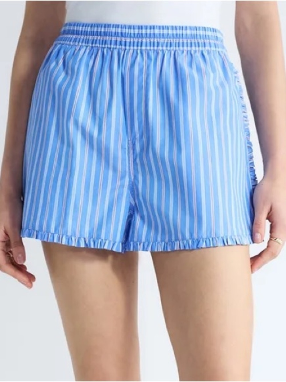 FREE ASSEMBLY STRIPED RUFFLE SHORTS - Picture 8 of 8